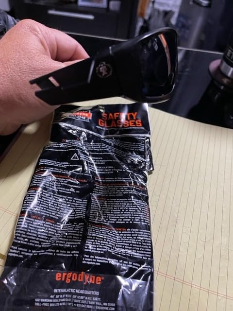Ergodyne Skullerz ODIN Safety Glasses Sunglasses, Impact Resistant Z87.1+ customer photo 1
