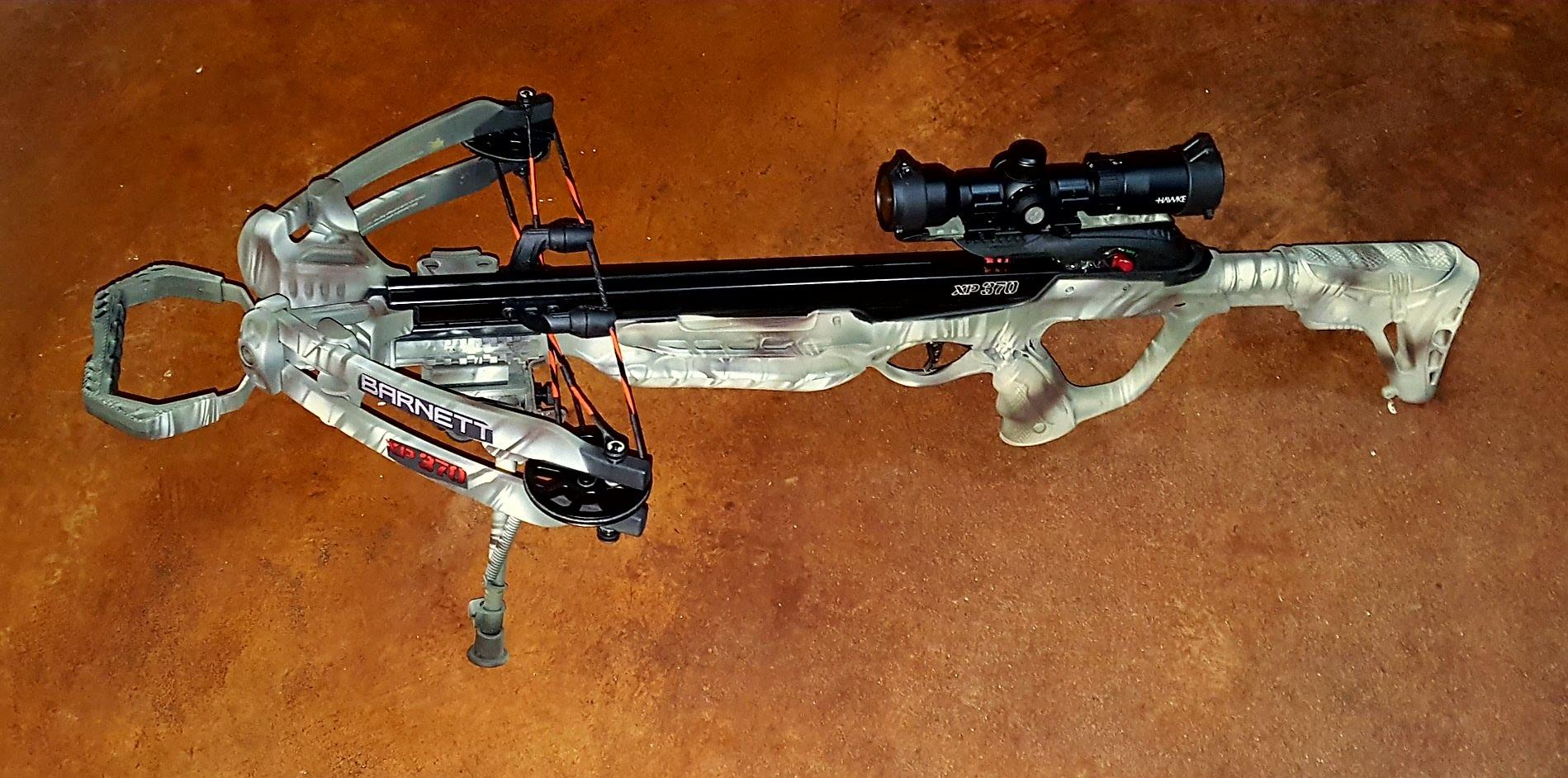 HAWKE XB1 1.5-5x32 Shockproof Crossbow Scope w/Illuminated XB1 SR Reticle | Calibrated for 250fps - 425fps, 1