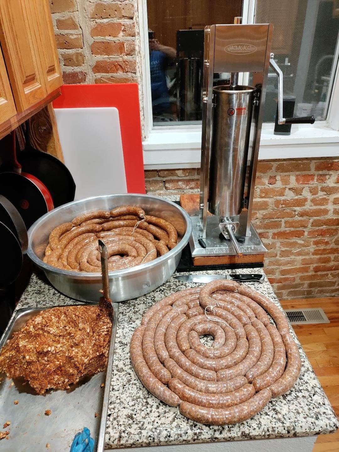 Hakka 7Lb/3L Sausage Stuffers and Vertical Sausage Makers customer photo 1