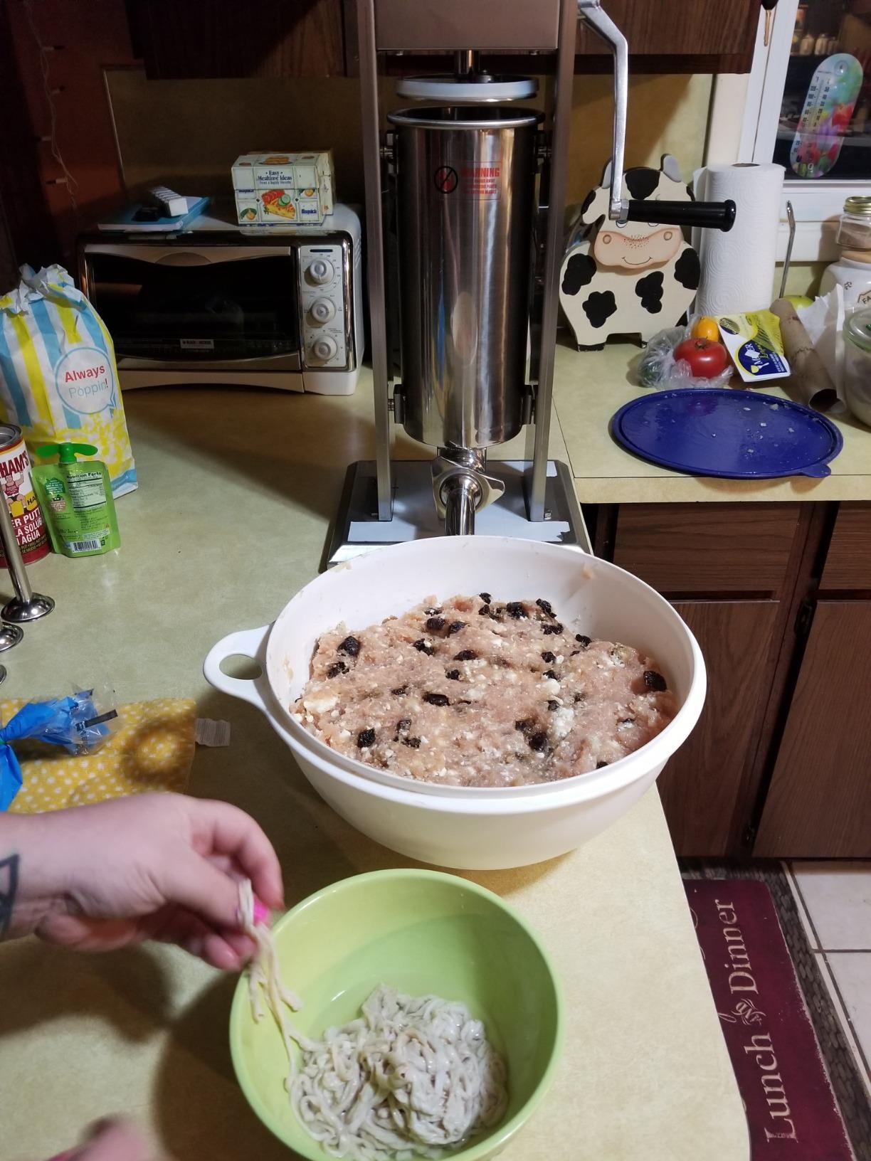 Hakka 7Lb/3L Sausage Stuffers and Vertical Sausage Makers customer photo 2