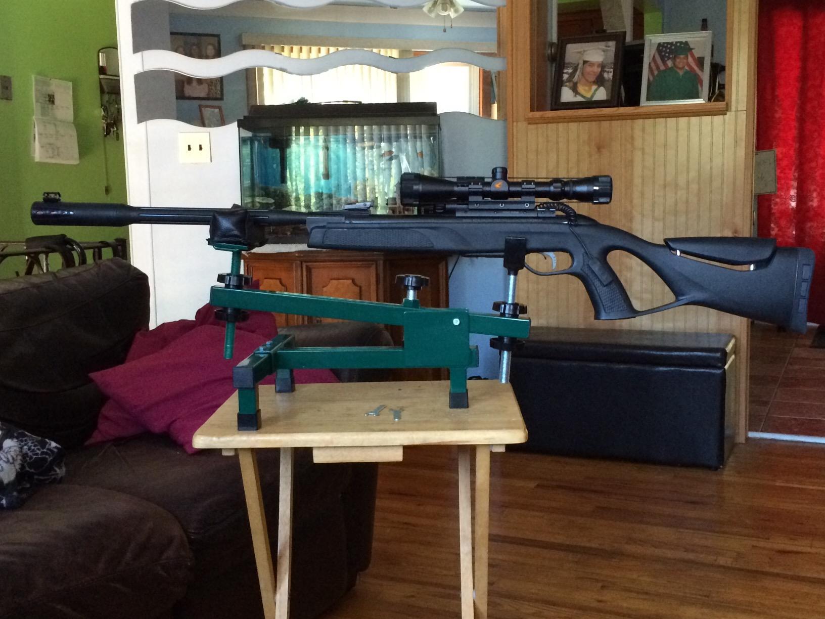 Guide Gear Shooting Rifle Bench Rest for Outdoor Range, Adjustable Portable Stand customer photo 1