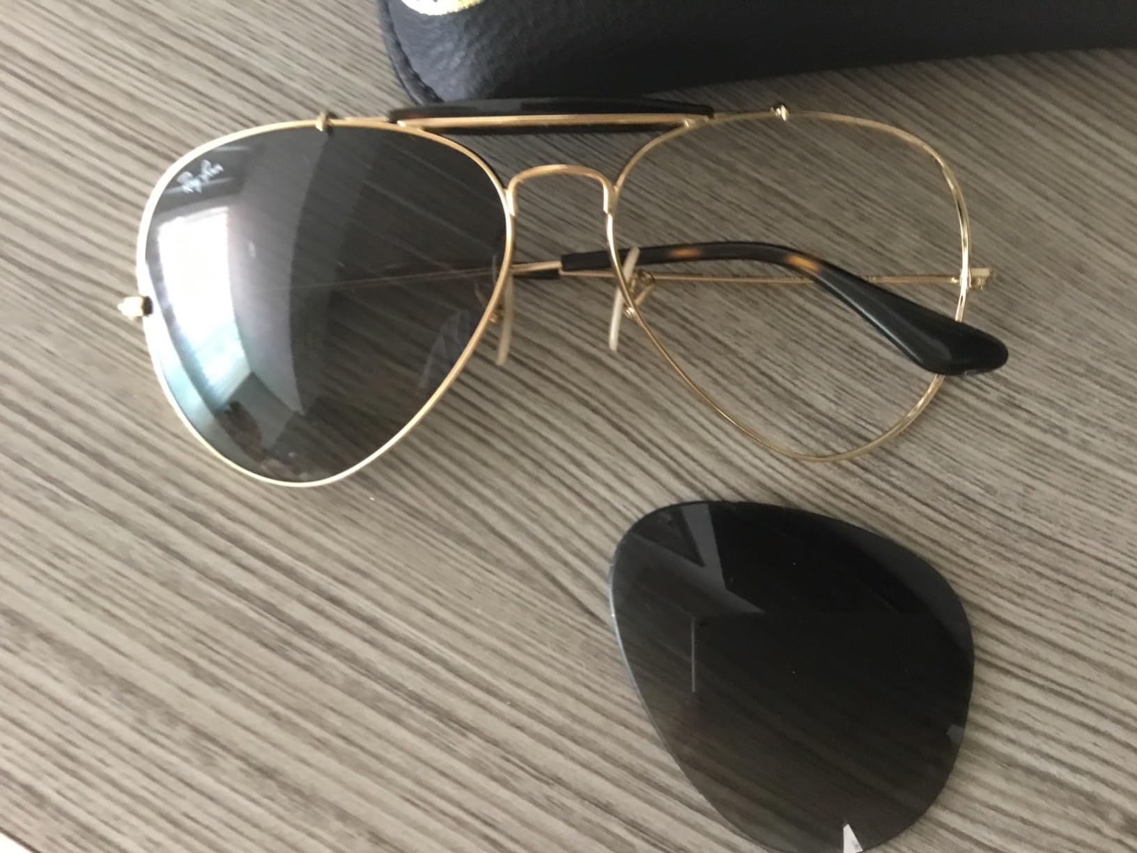 Ray-Ban RB3029 Outdoorsman II Aviator Sunglasses customer photo 2