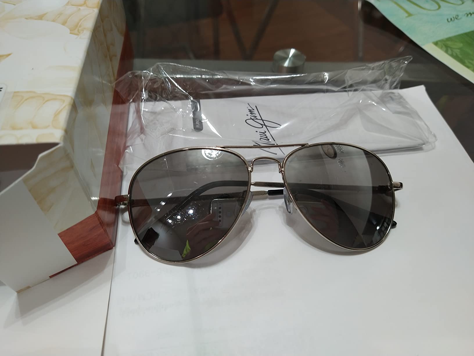 Polarized Men's and Women's Mavericks Aviator Sunglasses customer photo 1