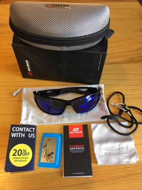 RIVBOS Polarized Sports Sunglasses UV400 for Driving Cycling Fishing RB831 | TR90 lightweight frame customer photo 1