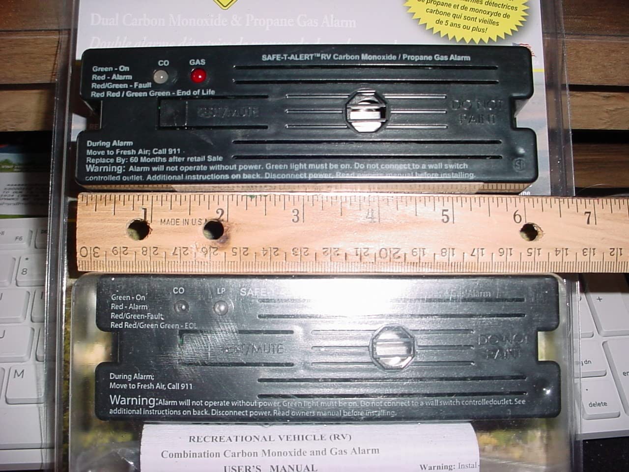 Safe T Alert 35 Series Dual LP/CO Alarm - Propane and Carbon Monoxide Alarm - Surface Mount, Black - 35-741-BL customer photo 1