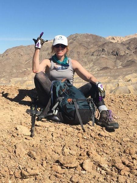 100% Carbon Fiber Trekking Poles by USA Brand - Ultra Strong Lightweight Collapsible Hiking Poles with Cork and EVA Foam Grips & Quick Adjustable Flip Locks customer photo 2
