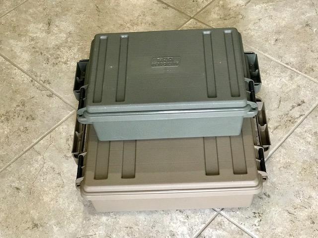 MTM ACR4-18 Ammo Crate Utility Box-Carry up to 65lbs of gear-Stackable design, double padlock for security - Water-resistant O-ring seal - Army Green customer photo 2
