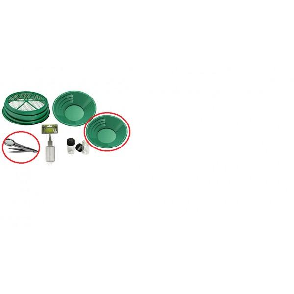 SE 11-Piece Gold Panning Kit - Complete Prospecting Set with Pans, Sieves, Tweezers, Glass Bottles, Sand Magnet, and More - Ideal for Beginners and Enthusiasts - GP5-KIT111 customer photo 2