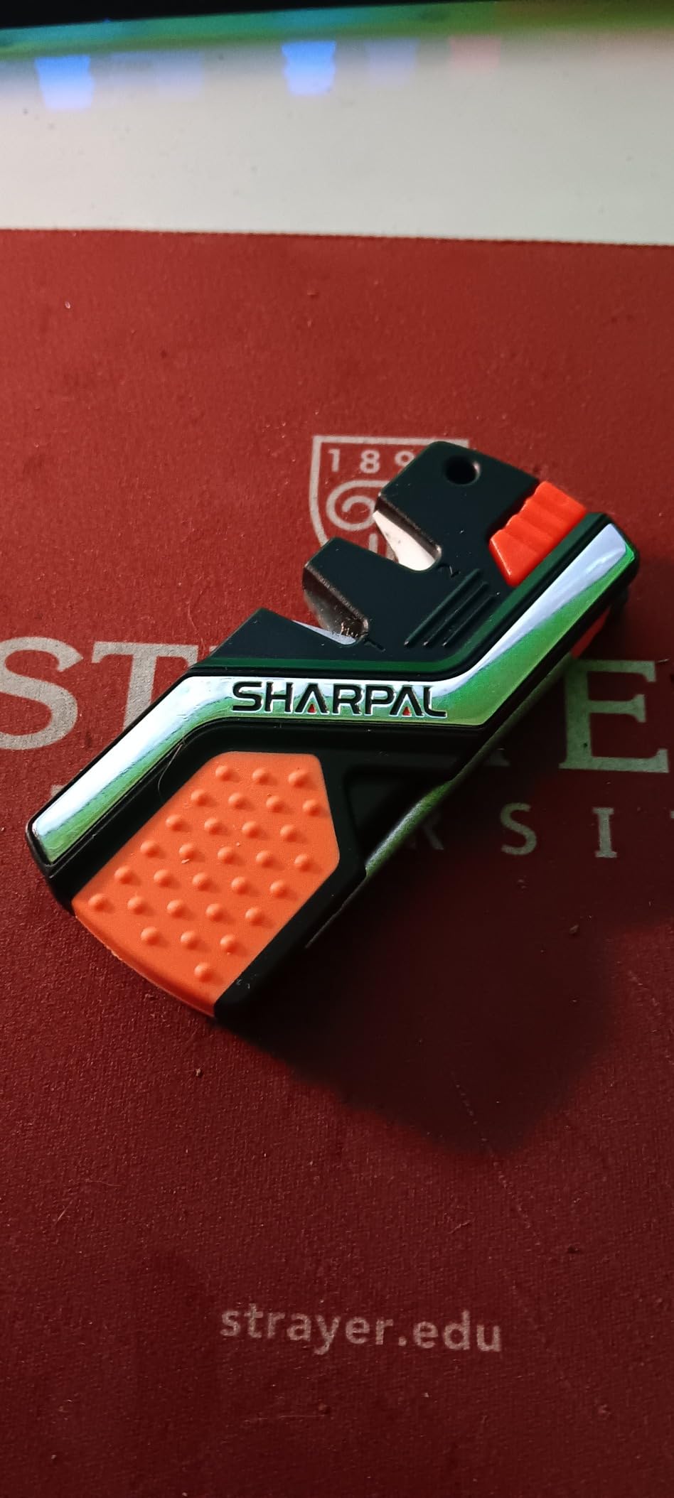 SHARPAL 101N 6-in-1 Pocket Knife Sharpener & Survival Tool | Diamond Sharpening Rod, Fire Starter Ferro Rod, Whistle, Sharpens Straight & Serrated Blades, Repairs & Hones Knives customer photo 1
