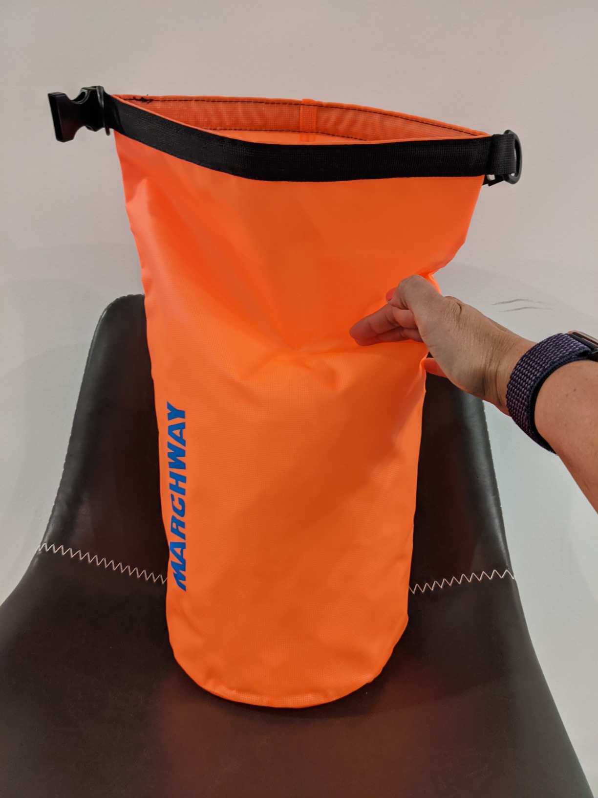 MARCHWAY Floating Waterproof Dry Bag Backpack 5L/10L/20L/30L/40L, Roll Top Sack Keeps Gear Dry for Kayaking, Rafting, Boating, Swimming, Camping, Hiking, Beach, Fishing customer photo 1