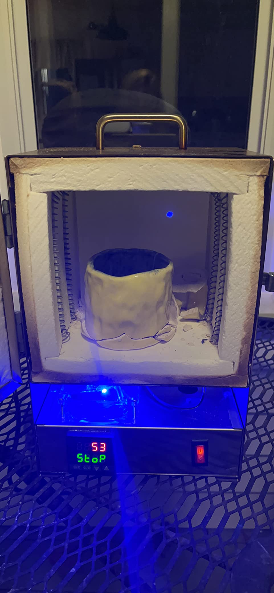RapidFire Pro-LP Electric Kiln Furnace-2200F 10 Min Melt Gold - Programmable Controller customer photo 2