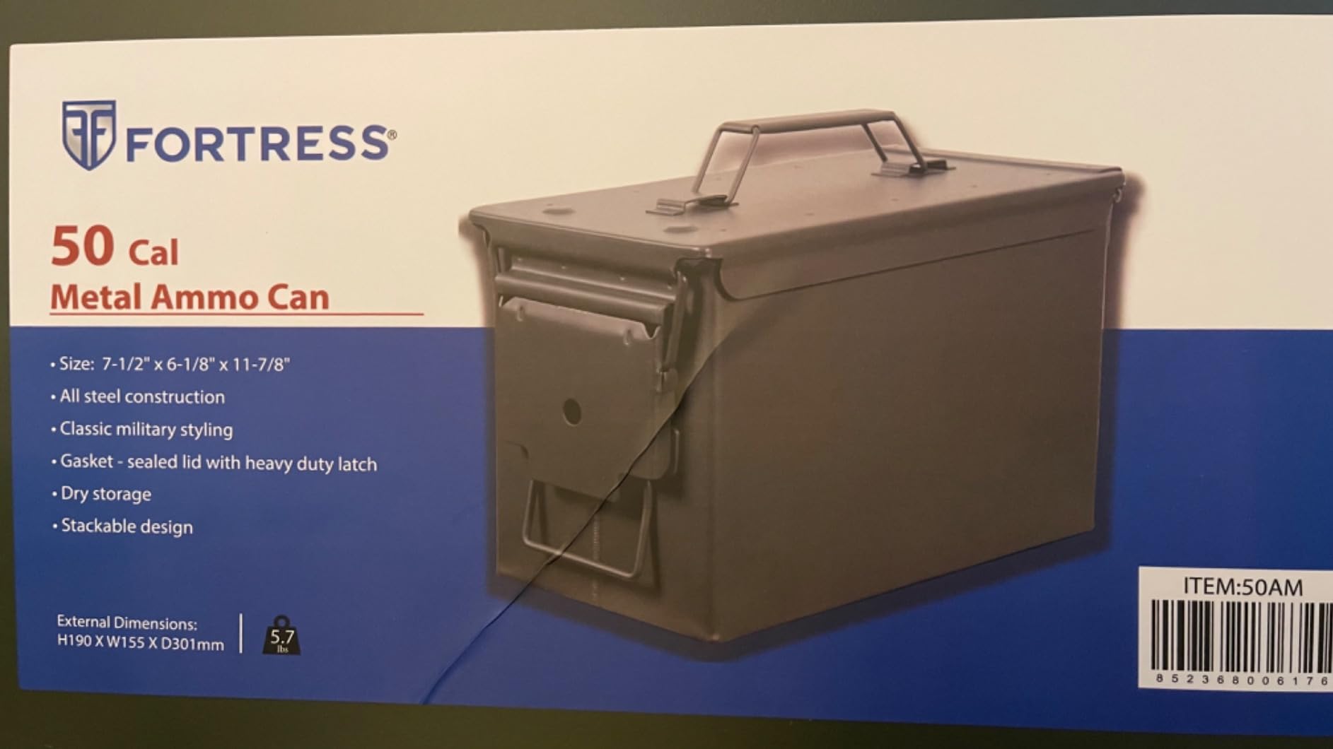 Fortress 50 Caliber Metal Ammo Can customer photo 1