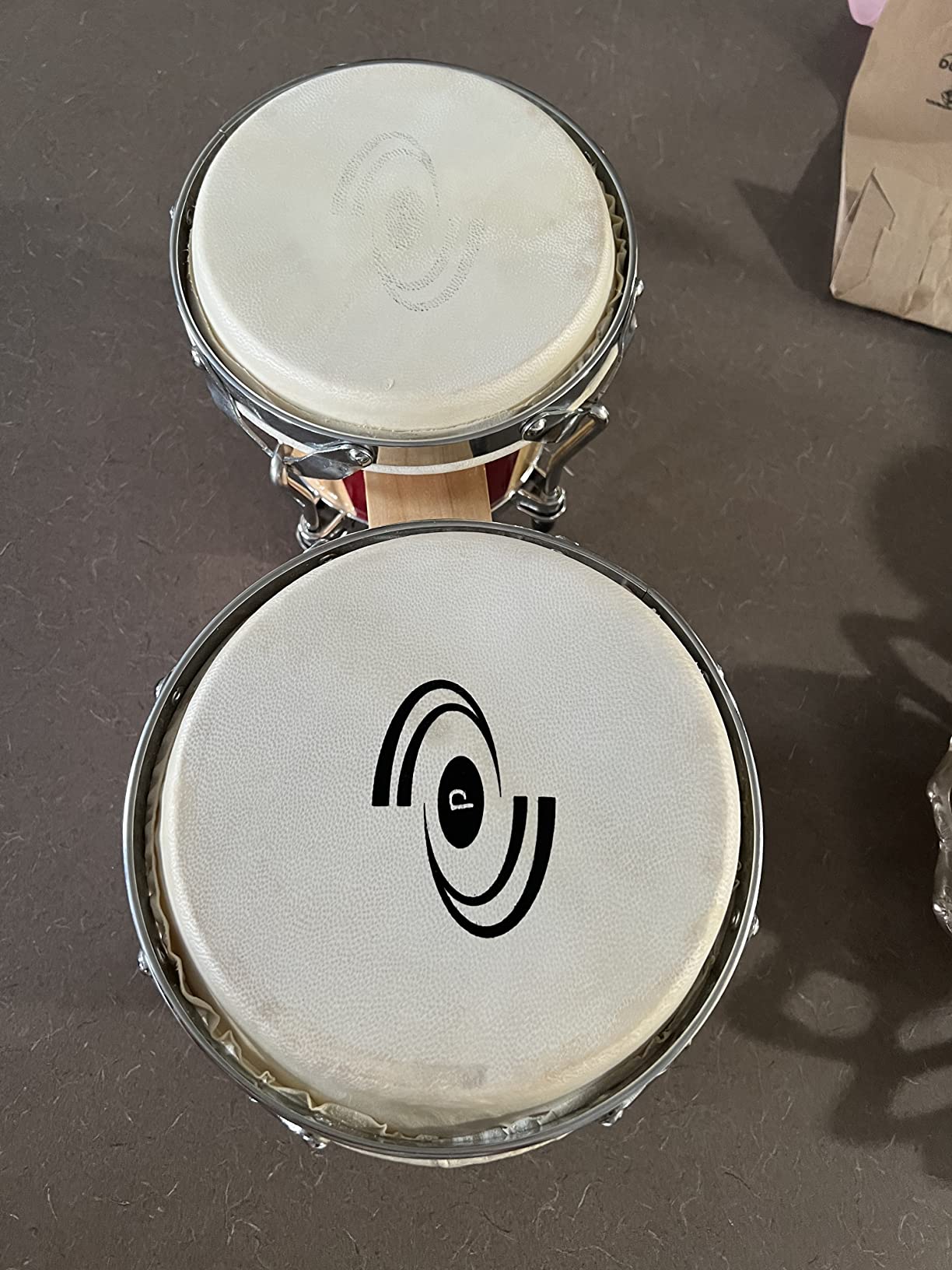 Pyle Bongo Drums Set - 6.5