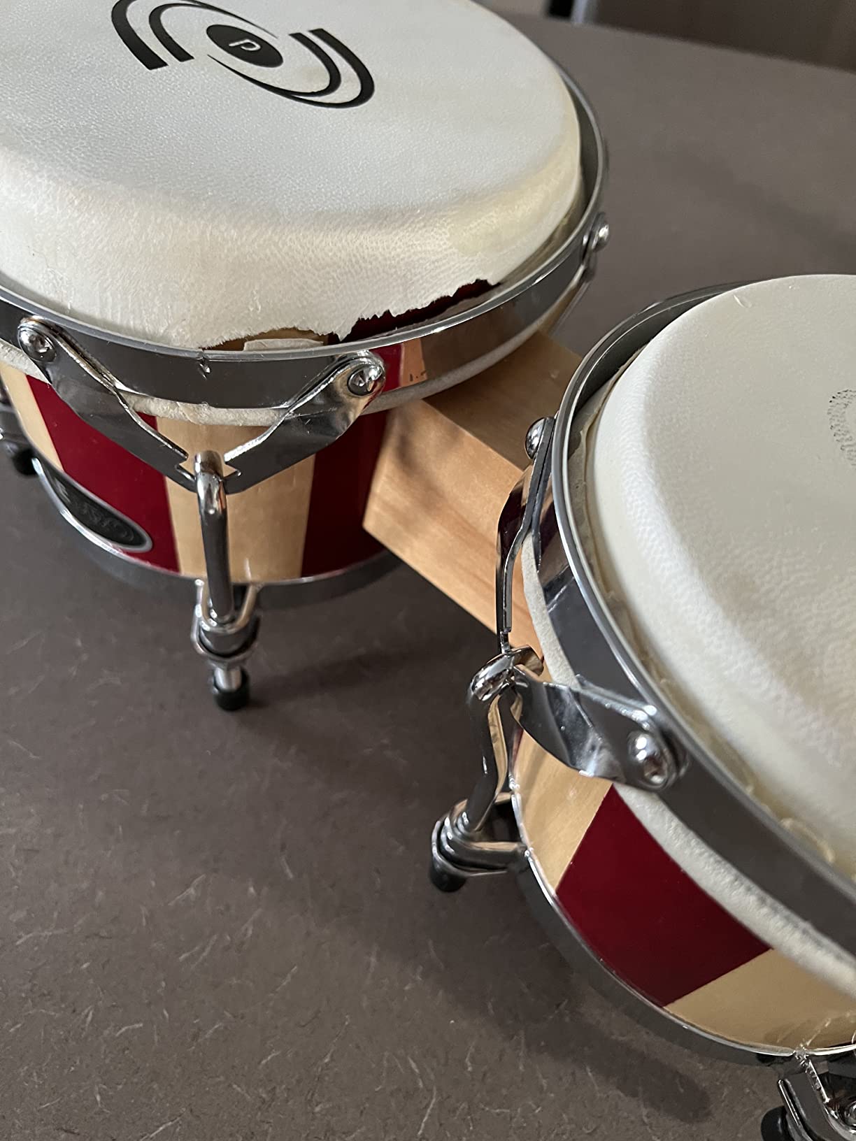 Pyle Bongo Drums Set - 6.5