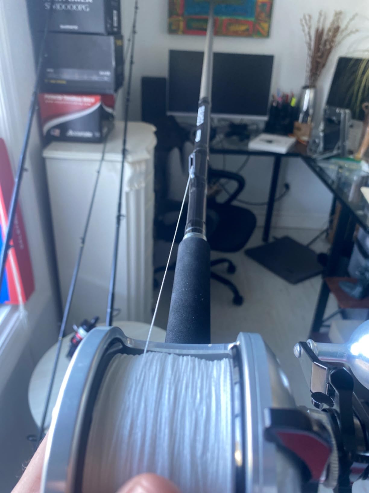 Okuma EVX-C-861XH-T Telescopic Musky Casting Rod (50-100 Lbs, 8-Feet 6-Inch, XH) customer photo 2