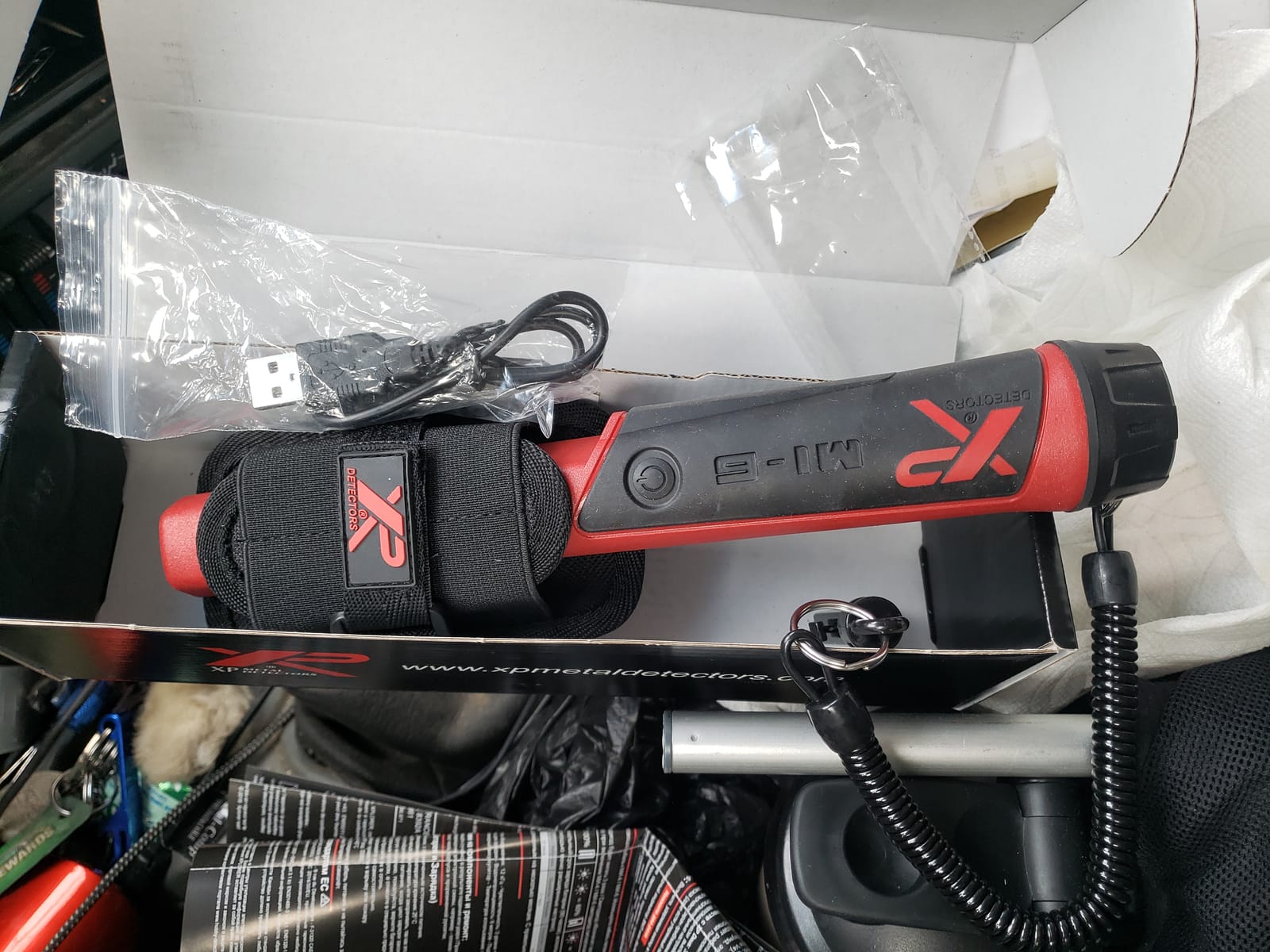 XP Metal Detectors MI-6 Pinpointer, with Wireless connectivity to the Deus II, Deus & ORX Metal detectors, by XP Metal Detectors to be Used by All detectorists (MI-6-AM) customer photo 2