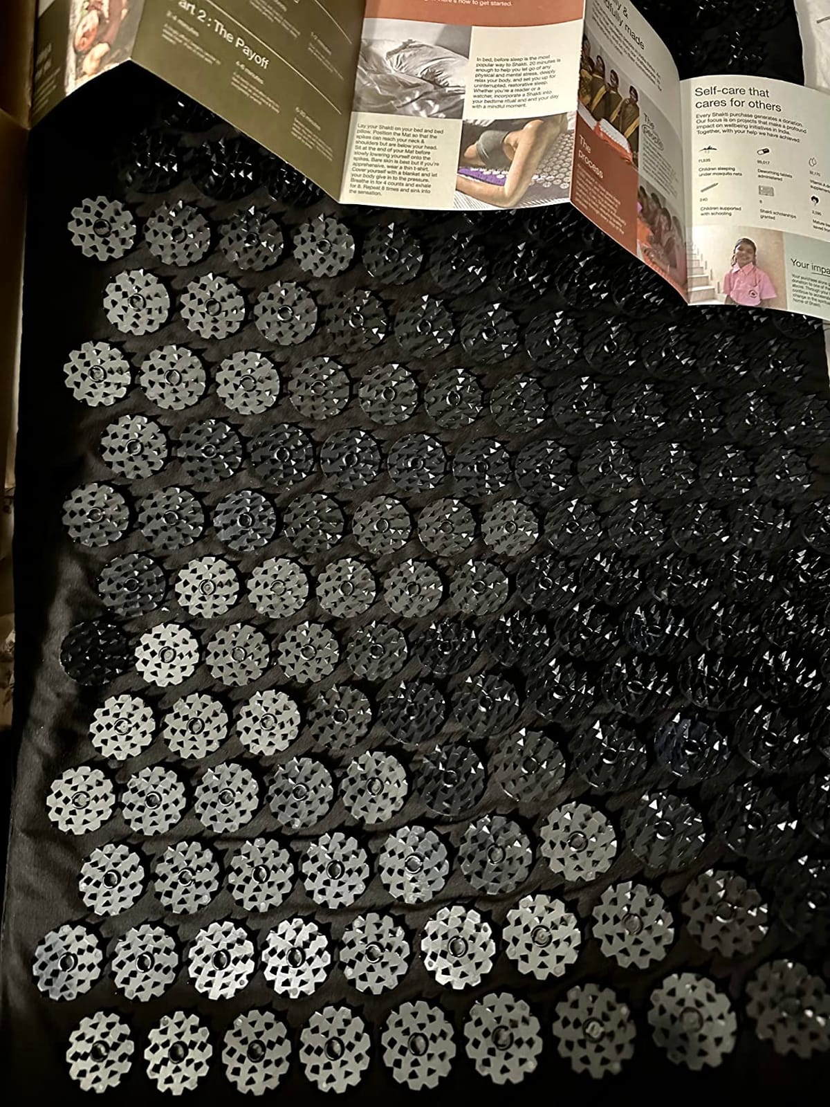 ShaktiMat Acupressure Mat for Tension Release & Relaxation, Level 2 Black customer photo 1