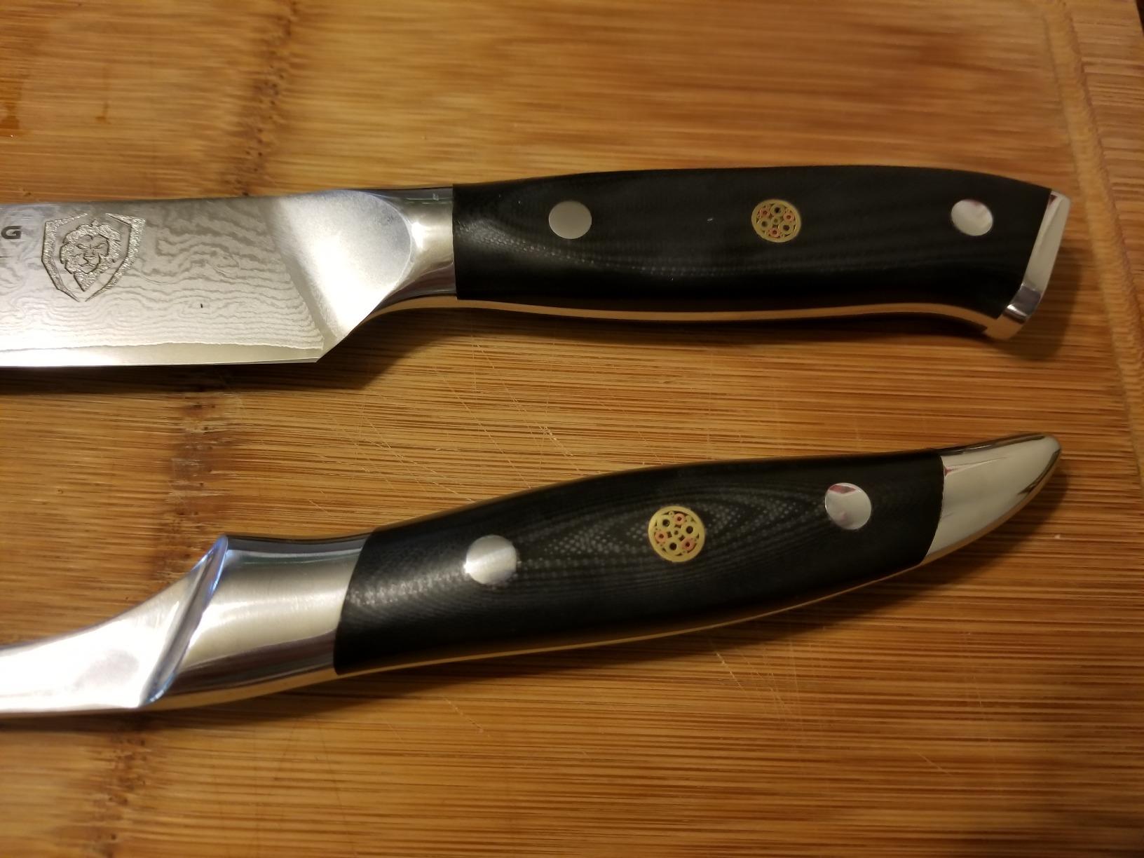 Dalstrong Carving Set - Slicing Knife & Meat Fork | Shogun Elite - 62+ HRC - G10 Handles, Sheaths - For Holiday Roasts & BBQ Brisket customer photo 1