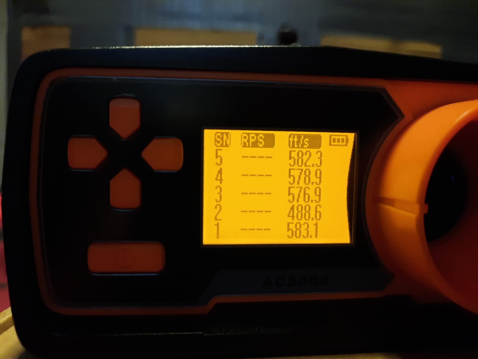 Chronograph AC5000 Shooting Measurement Chrono Speed Tester for Airsoft customer photo 2