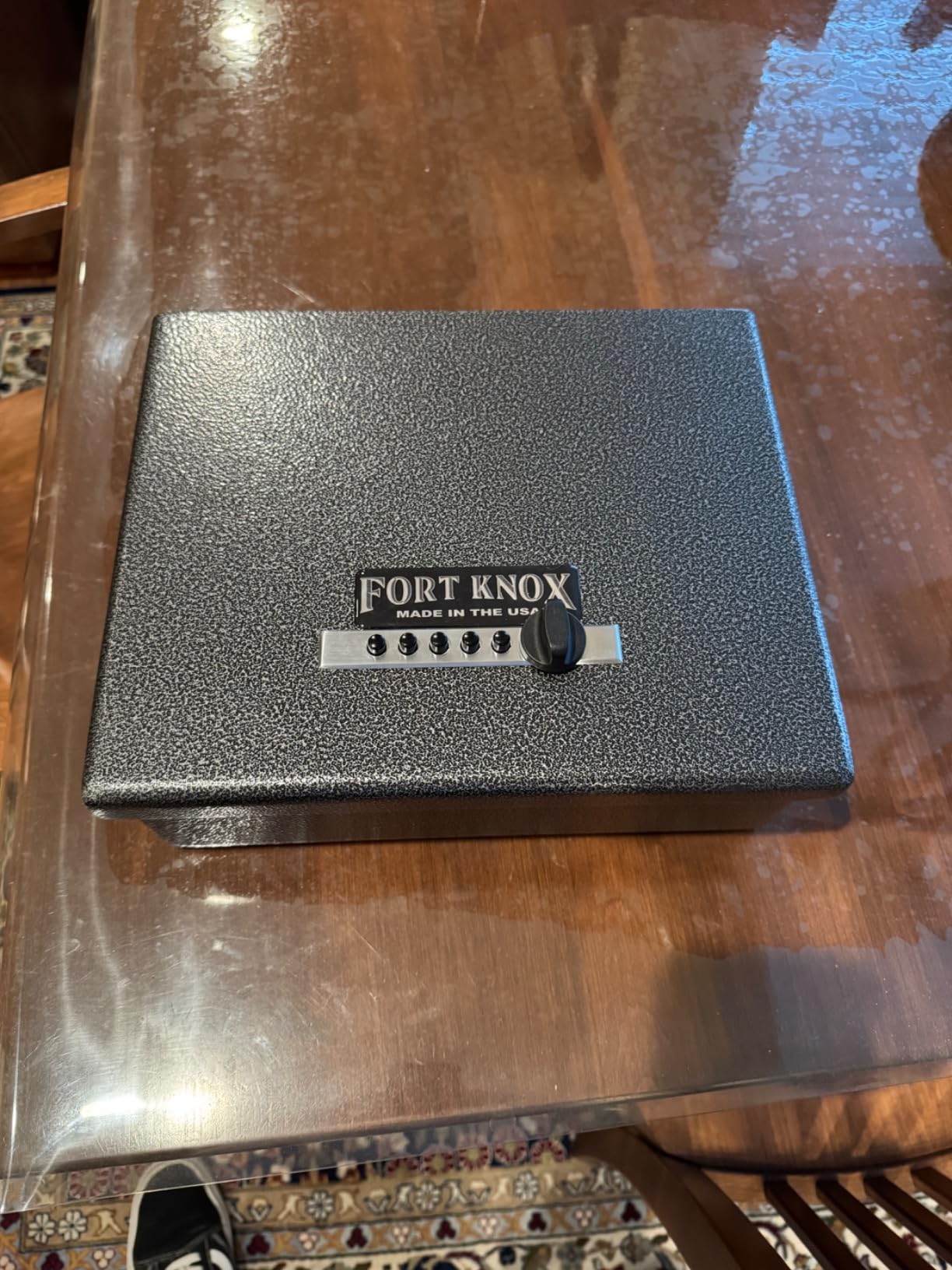 Fort Knox Original Pistol Box (PB1), Security for Pistols, Handgun, California DOJ Certified, Quick-Access Mechanical Lock, Heavy-Duty Steel customer photo 2