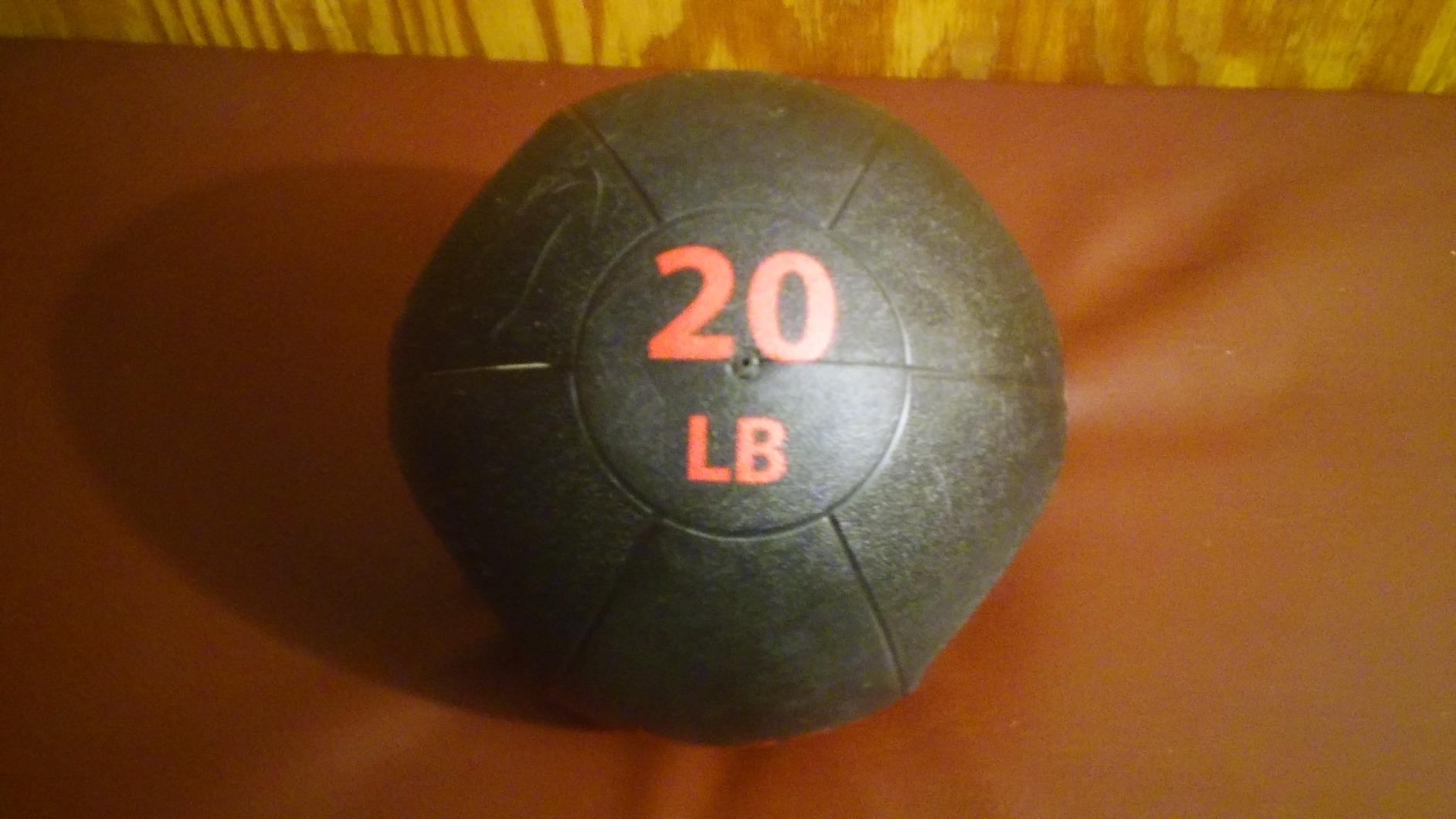 ZELUS Medicine Ball with Dual Grip | 10/20 lbs Exercise Ball | Weight Ball with Handles | Textured Grip Exercise Ball | Strength Training | Core Workouts | eco-friendly odorless rubber, dual anti-skid grips, for home gym crossfit customer photo 1