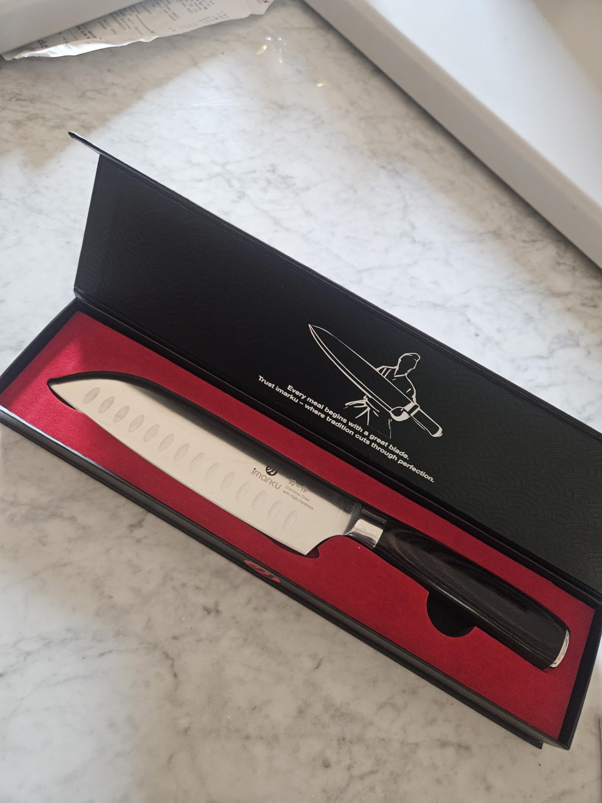 imarku Fillet Knife 6 Inch, German High Carbon Stainless Steel Boning Knife | Professional Grade Filet Knife for Fish Filleting and Deboning Meat Poultry, Pakkawood Handle, Gifts for Men and Women customer photo 1