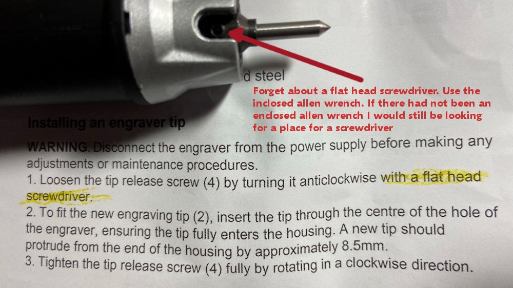 NEIKO 10576A Handheld Electric Engraver Tool, Etching Tool, 120V, Tungsten Carbide Tip, Electric Engraving Pen for Metal, Wood, Glass, & Plastic, Engraving Machine Scriber, Customizer Etcher Stencils customer photo 2