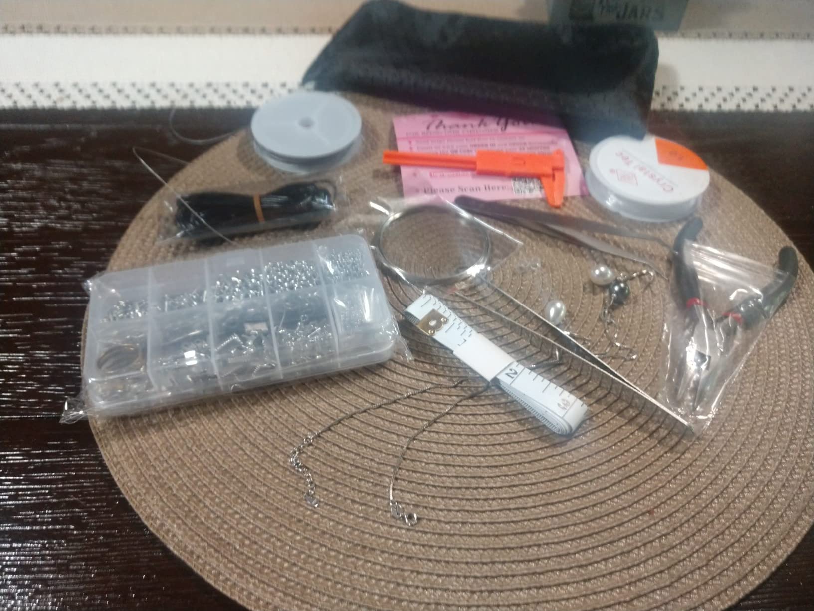 PAXCOO Jewelry Making Supplies Kit - Jewelry Repair Tool with Accessories, Pliers, Findings, and Beading Wires for Adults and Beginners customer photo 2