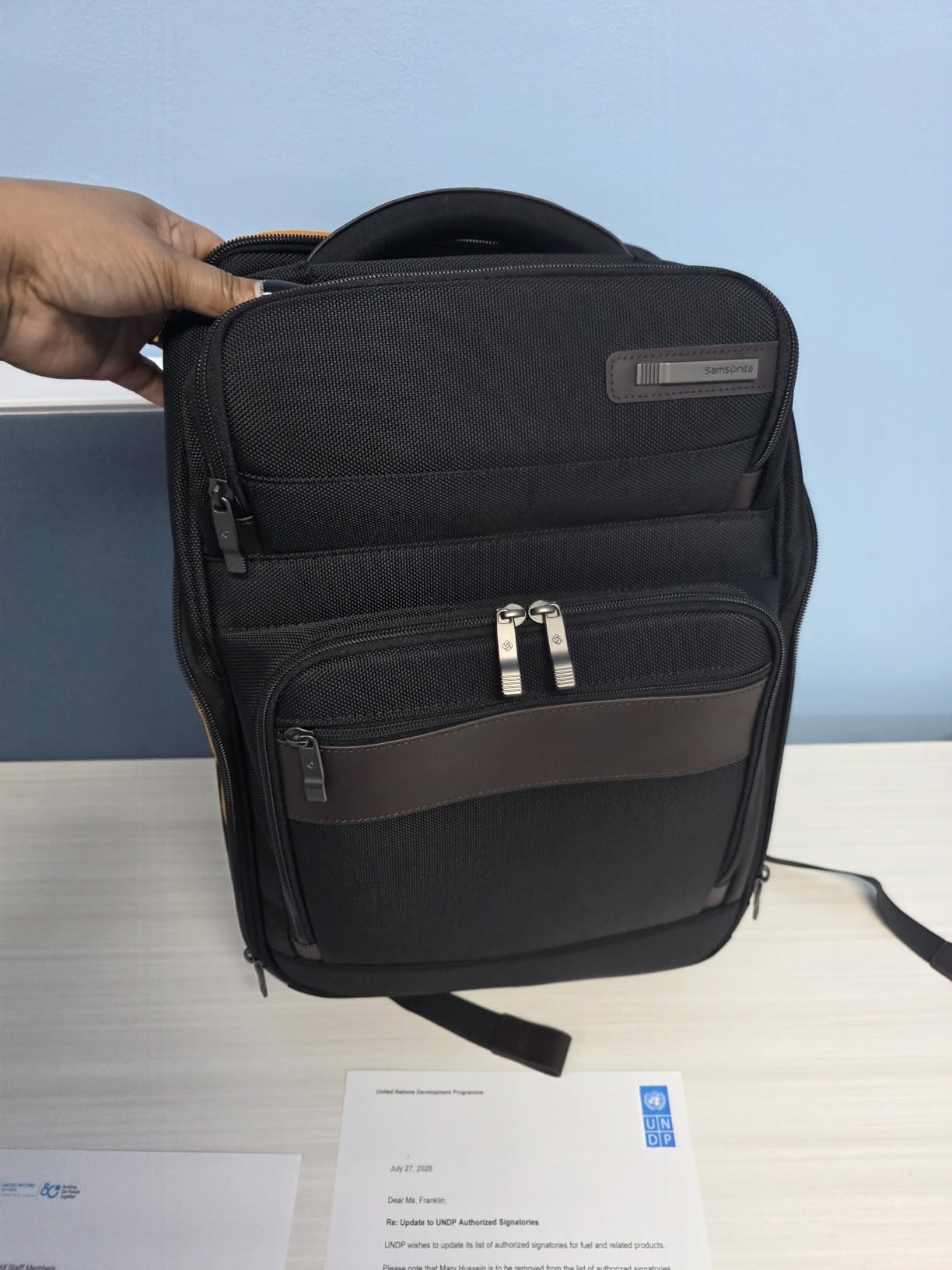 Samsonite Kombi Business Backpack - Ballistic Nylon, 15.6