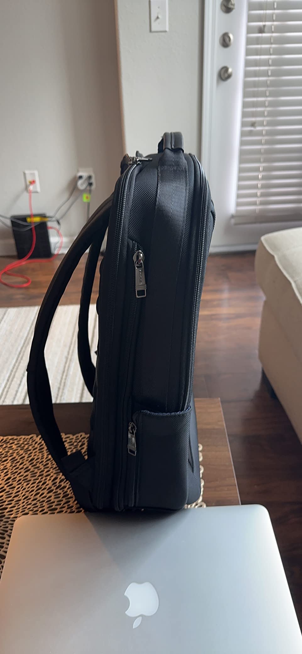 BOPai Business Smart 15.6 Inch Laptop Backpack Convertible Expandable Anti-Theft USB Charging Multi-Functional Travel Professional Work Office Men Commuter Large Black With Bottle Holder Waterproof customer photo 1