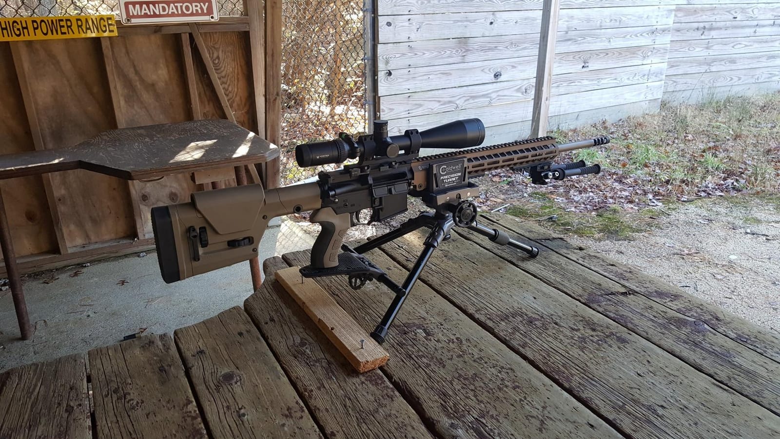 Caldwell Precision Turret Gun Clamp Shooting Rest | Adjustable Leg & Front Rest, Tilting & Panning, Micro-Precision Pistol Grip customer photo 1