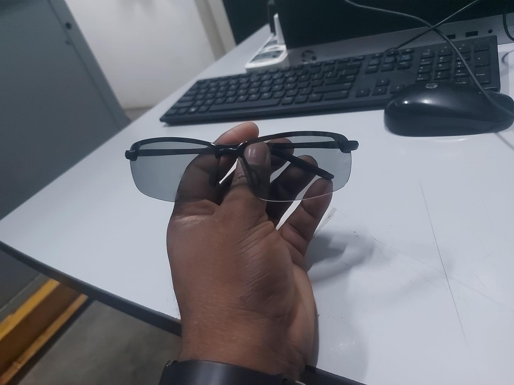 YIMI Polarized Photochromic Driving z87 Sunglasses For Men Women Day and Night safety glasses customer photo 2