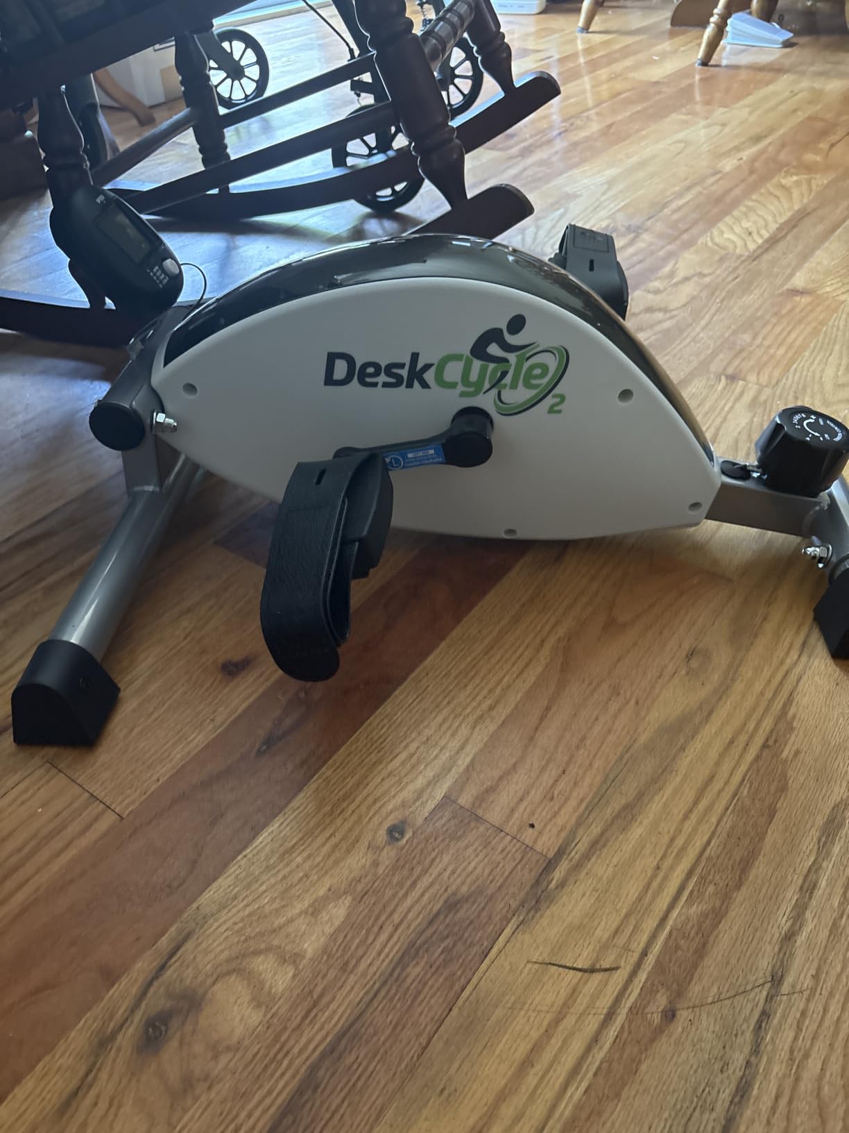 DeskCycle Under Desk Bike Pedal Exerciser - Stationary Bikes for Home & Office - Standard and Adjustable Height Versions customer photo 2