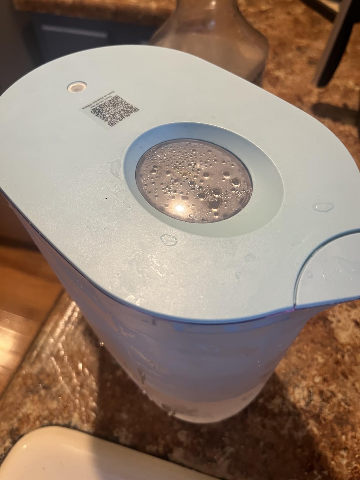 Waterdrop PT-07B Water Filter Pitcher, 10-Cup, NSF Certified, Blue | 200-Gallon Long-Life Filter, Improves Coffee & Tea Taste, Reduces PFOA/PFOS and Chlorine, 5X Longer Filter Life customer photo 1