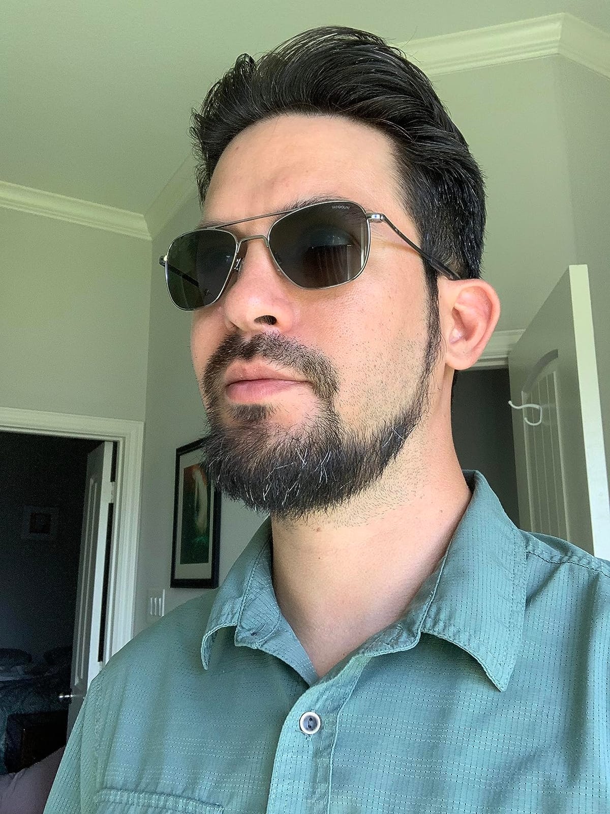 Randolph USA | Gunmetal Classic Aviator Sunglasses for Men or Women 100% UV customer photo 1