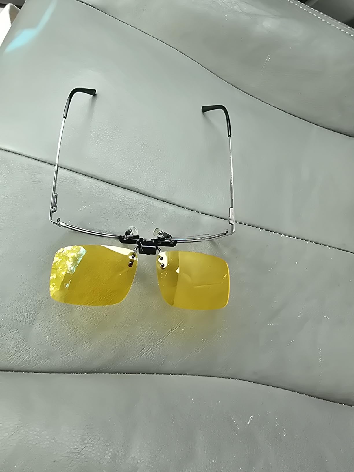 Polarized Clip-on Sunglasses Anti-Glare Driving Glasses for Prescription Glasses customer photo 1