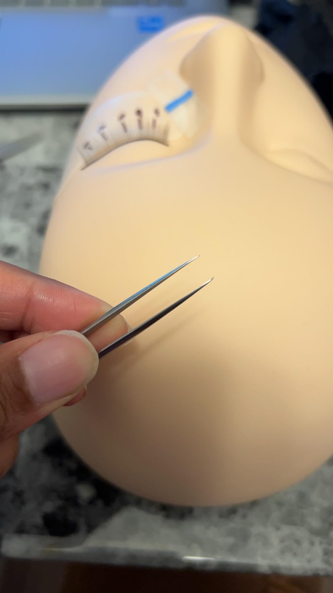 Hoka Lash Eyelash Extension Kit & Training Course and Certification, Professional Lash Extension Kit for Beginners Includes Practice Mannequin Head, Lash Trays, Glue, Tweezers, Fan & More customer photo 1