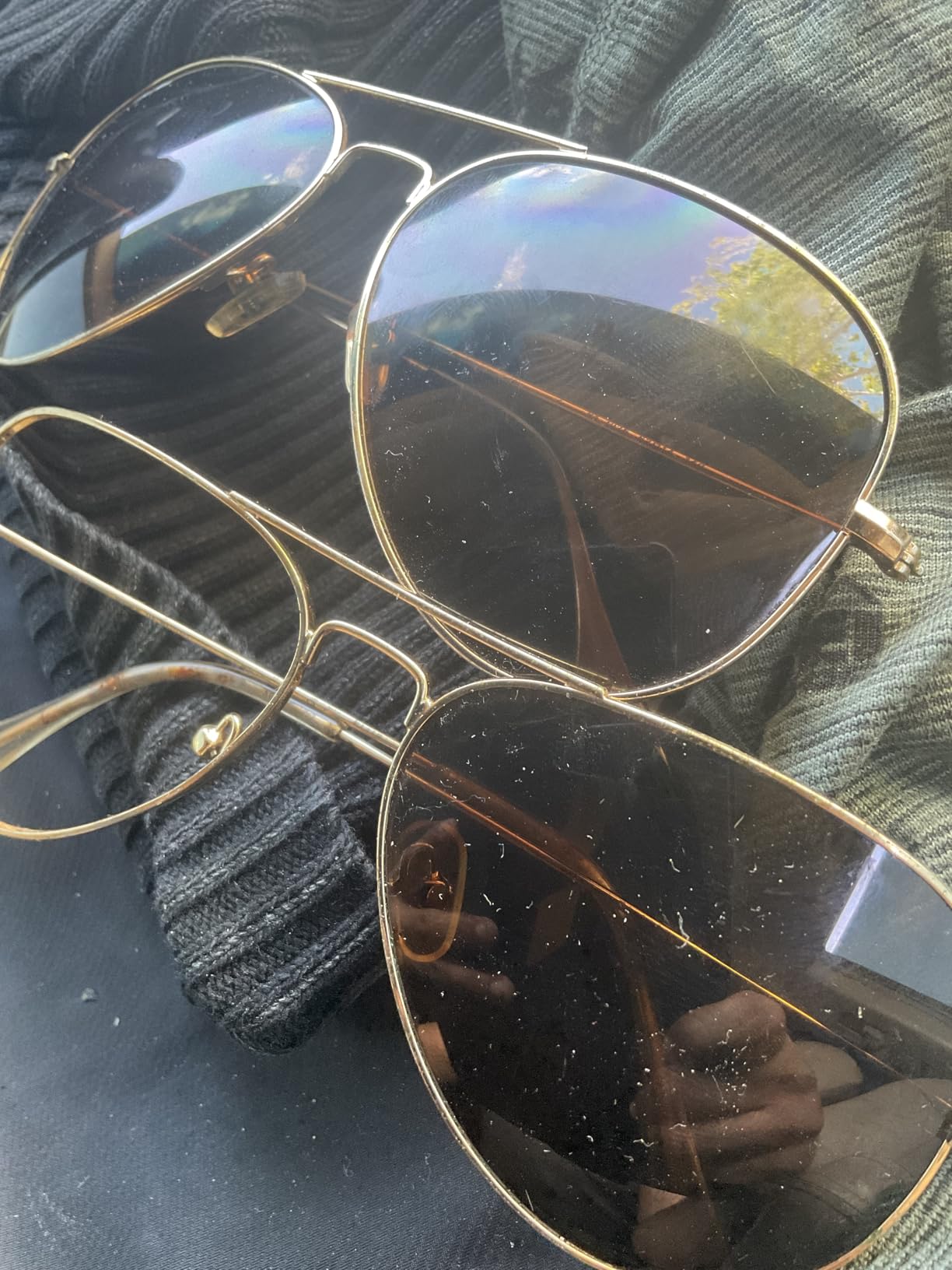 Pro Acme Classic Aviator Sunglasses Glass Lens Metal UV400 for Men Women customer photo 2