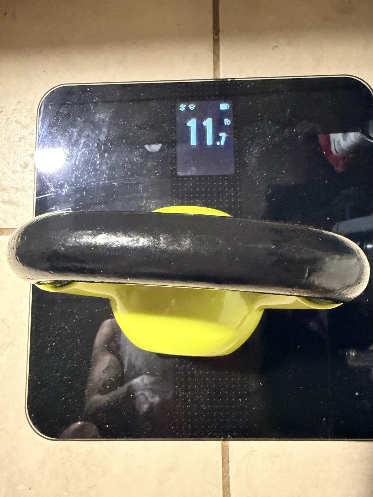 Amazon Basics Vinyl Kettlebell customer photo 1