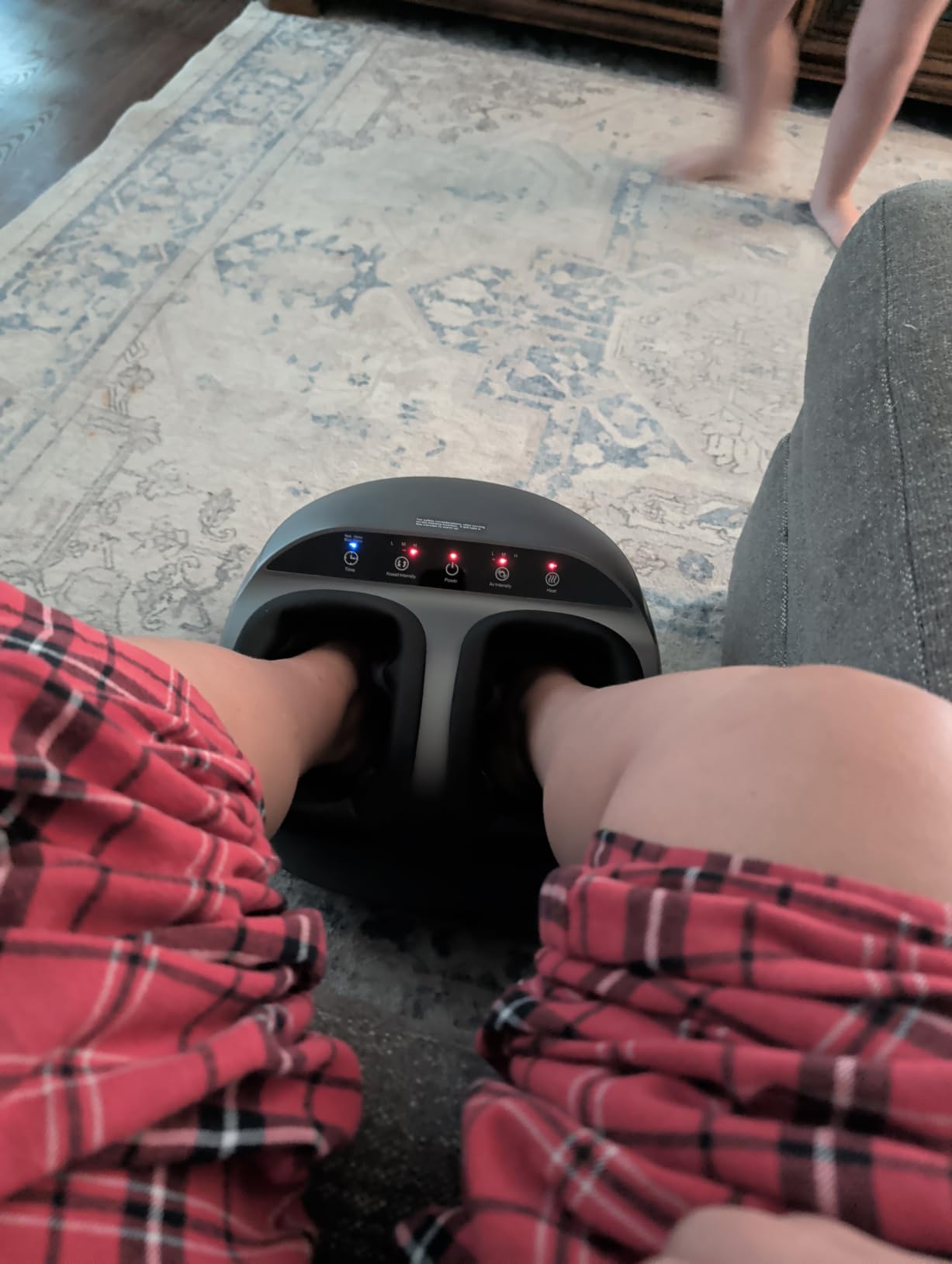 RENPHO Full Foot Massager with Heat, Deep Shiatsu for Plantar Fasciitis | FSA Eligible HSA, 3 Compression & Kneading Levels, Corded Electric, Auto Timer, Birthday Gifts for Women Men, Size up to 13