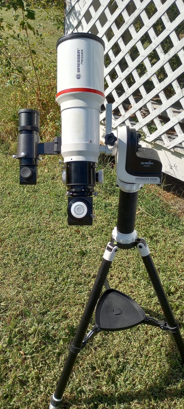 Sky-Watcher Sky-Watcher AZ-GTI - Portable Computerized GoTo Alt-Az Mount for On-The-Go Astronomy - WiFi Enabled App Controlled - Time-Lapse and Panorama Photography Capable (S21110) customer photo 1