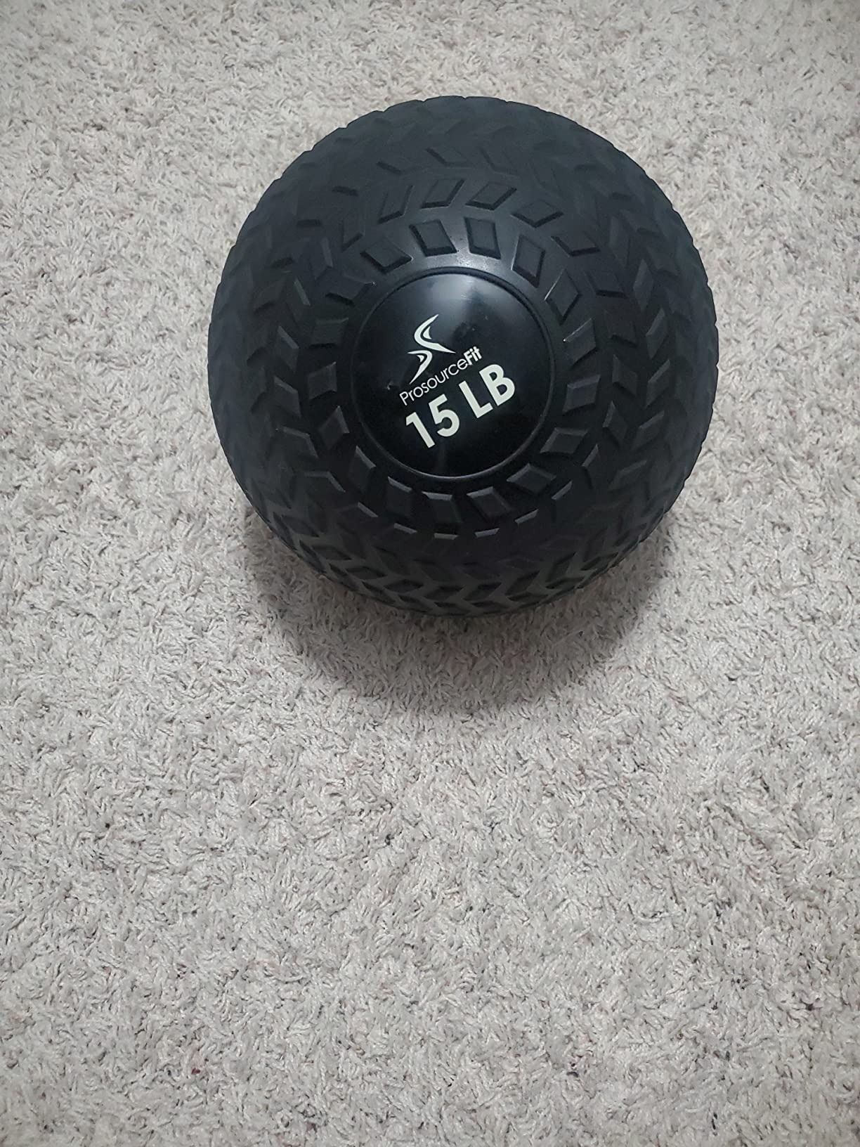 ProsourceFit Slam Medicine Balls 5, 10, 15, 20, 25, 30, 50lbs Smooth and Tread Textured Grip Dead Weight Balls for Strength and Conditioning Exercises, Cardio and Core Workouts customer photo 2