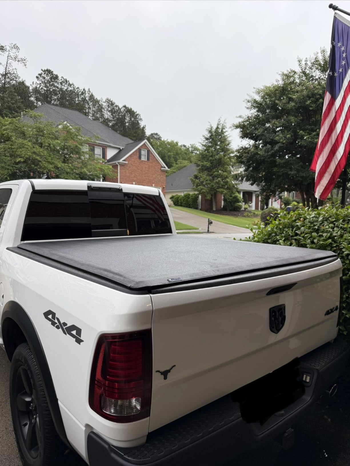 Tyger Auto T1 Soft Roll-up Truck Bed Tonneau Cover Compatible with 2019-2026 Ram 1500 (Not Fit 19-24 Classic) | 5'7