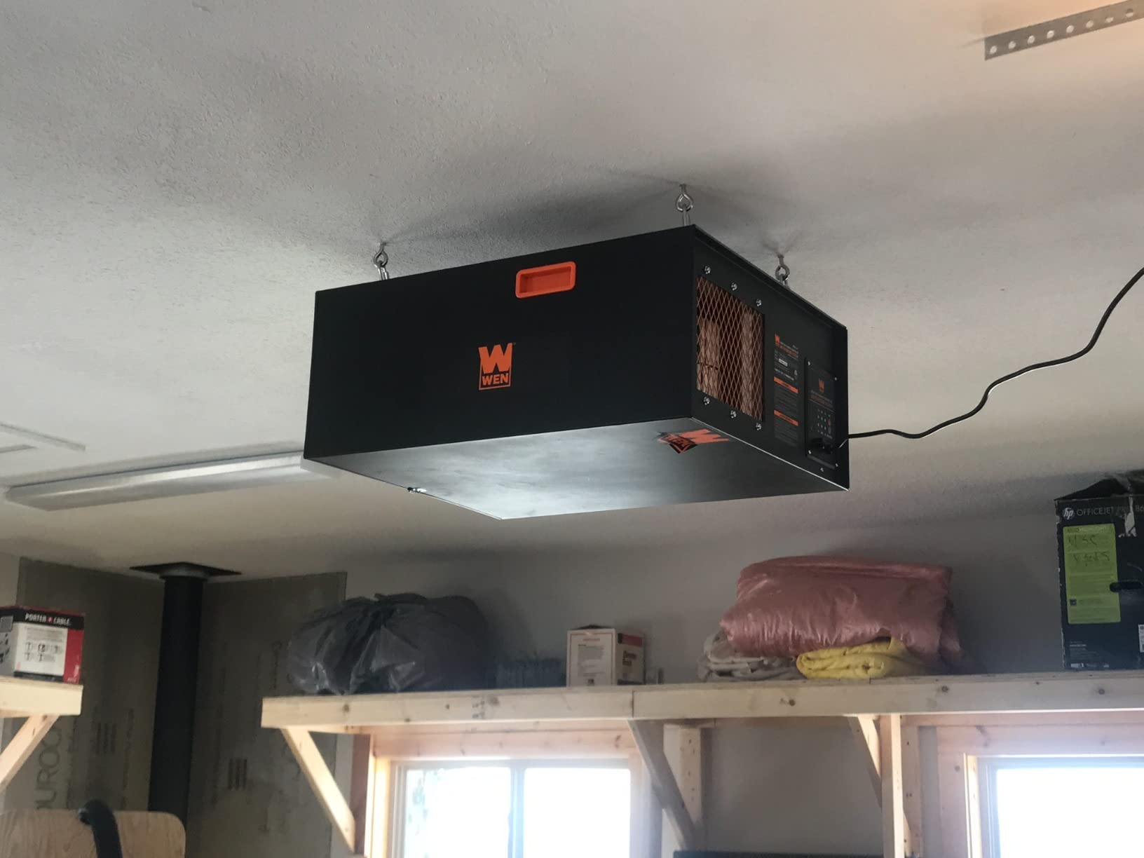 WEN 3417 3-Speed Remote-Controlled Industrial-Strength Air Filtration System (556/702/1044 CFM) customer photo 1