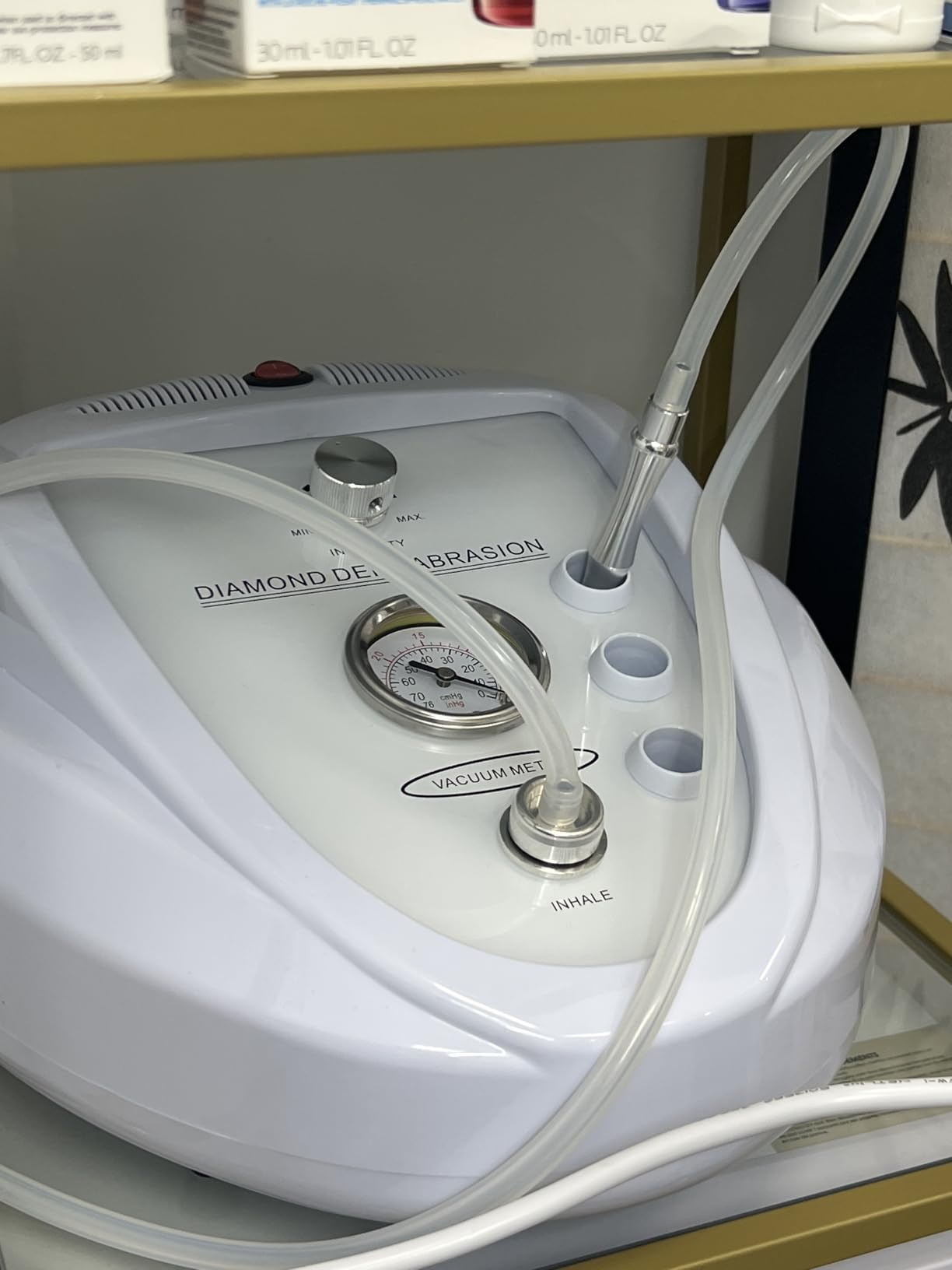 Diamond Microdermabrasion Machine, Yofuly 65-68cmHg Suction Power Professional Dermabrasion, Home Use Facial Skin Care Equipment customer photo 1