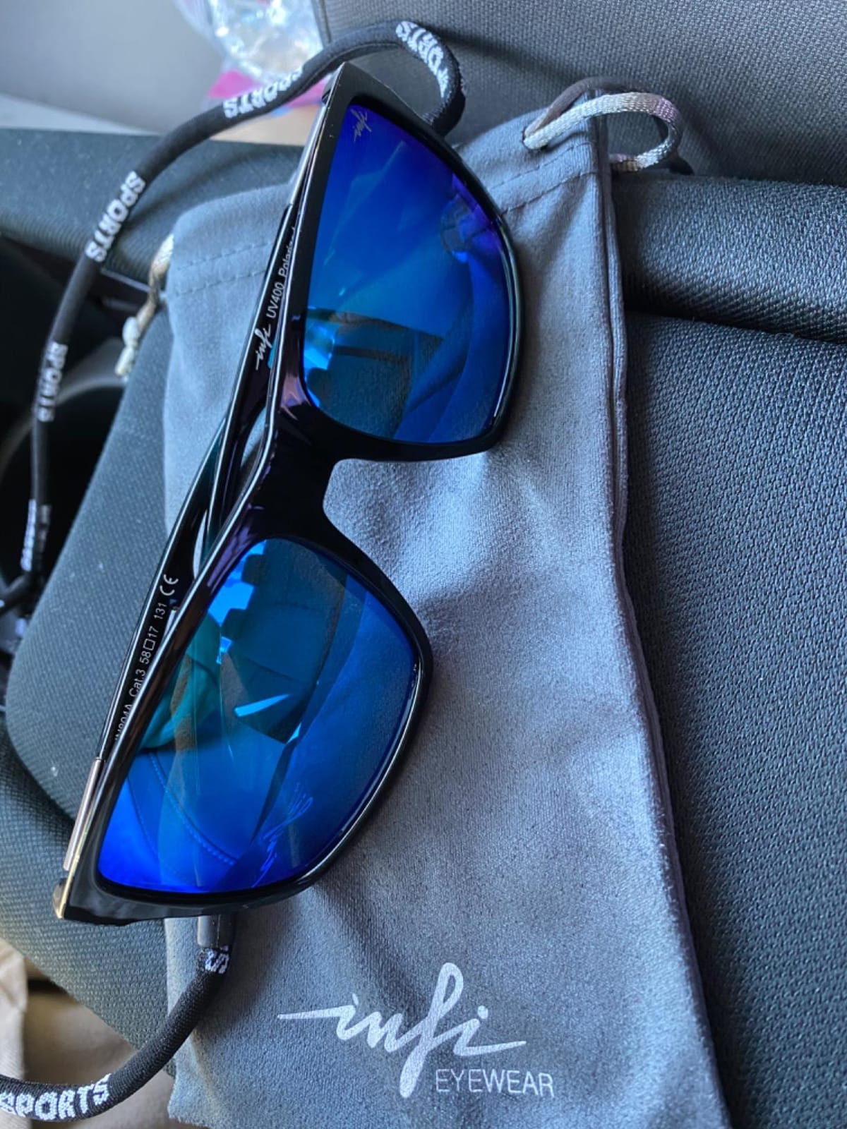 INFI Fishing Polarized Sunglasses for Men Driving Running Golf Sports Glasses Square UV Protection Designer Style Unisex customer photo 2