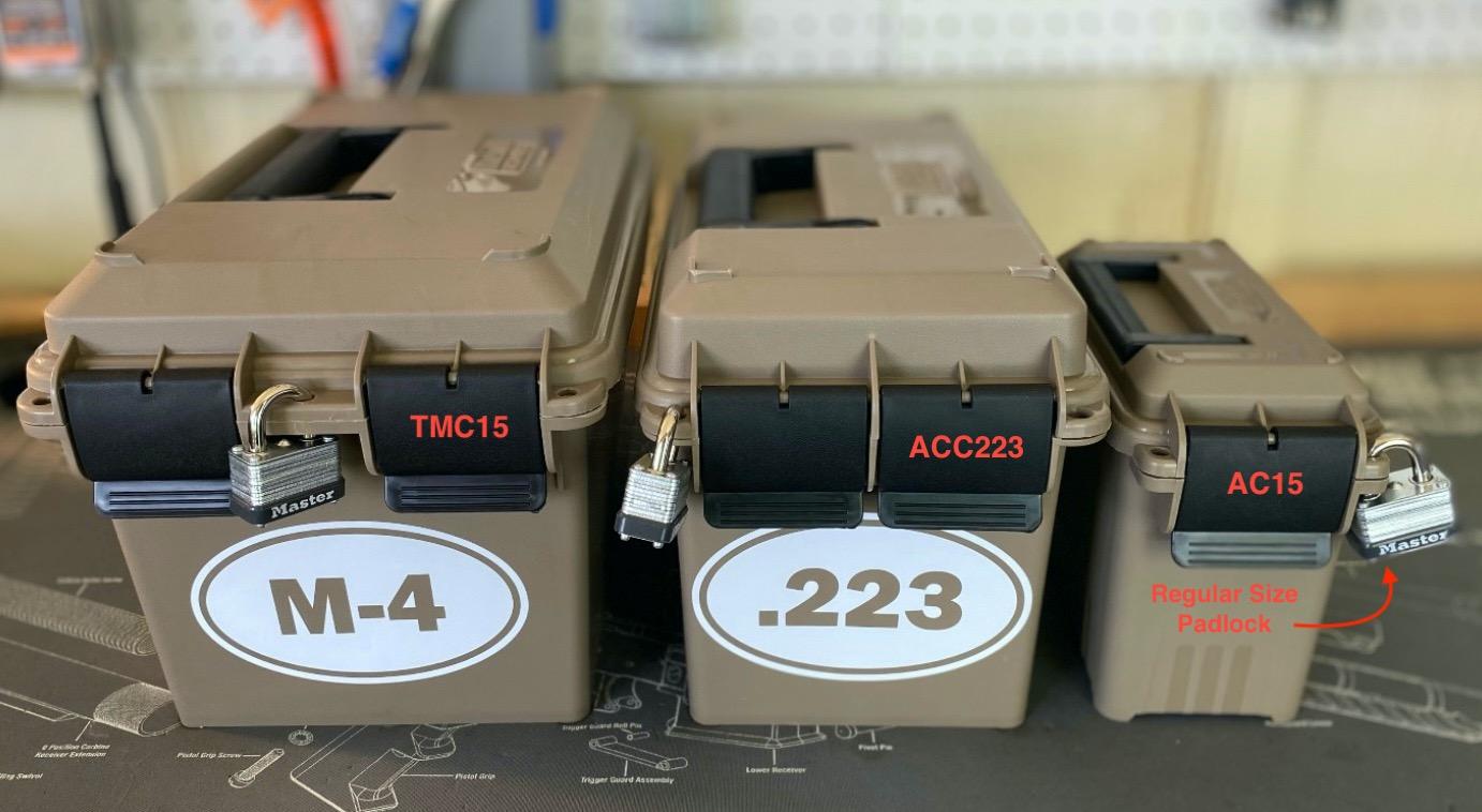 MTM AC5C 5-Can Ammo Crate Mini, Convenient size, Store 650 rounds of 9mm bulk ammo, Stackable, easy carry and transport of multi-caliber ammo, Rugged tactical carrying crate customer photo 1