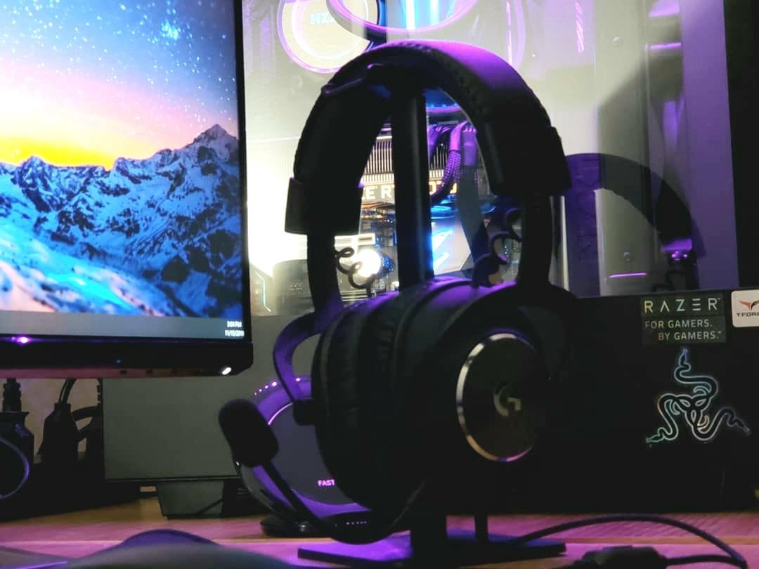 Logitech G PRO X Wired Gaming Headset - Blue VO!CE Detachable Boom Mic, DTS 7.1, 50 mm Drivers, USB/3.5mm Aux customer photo 2