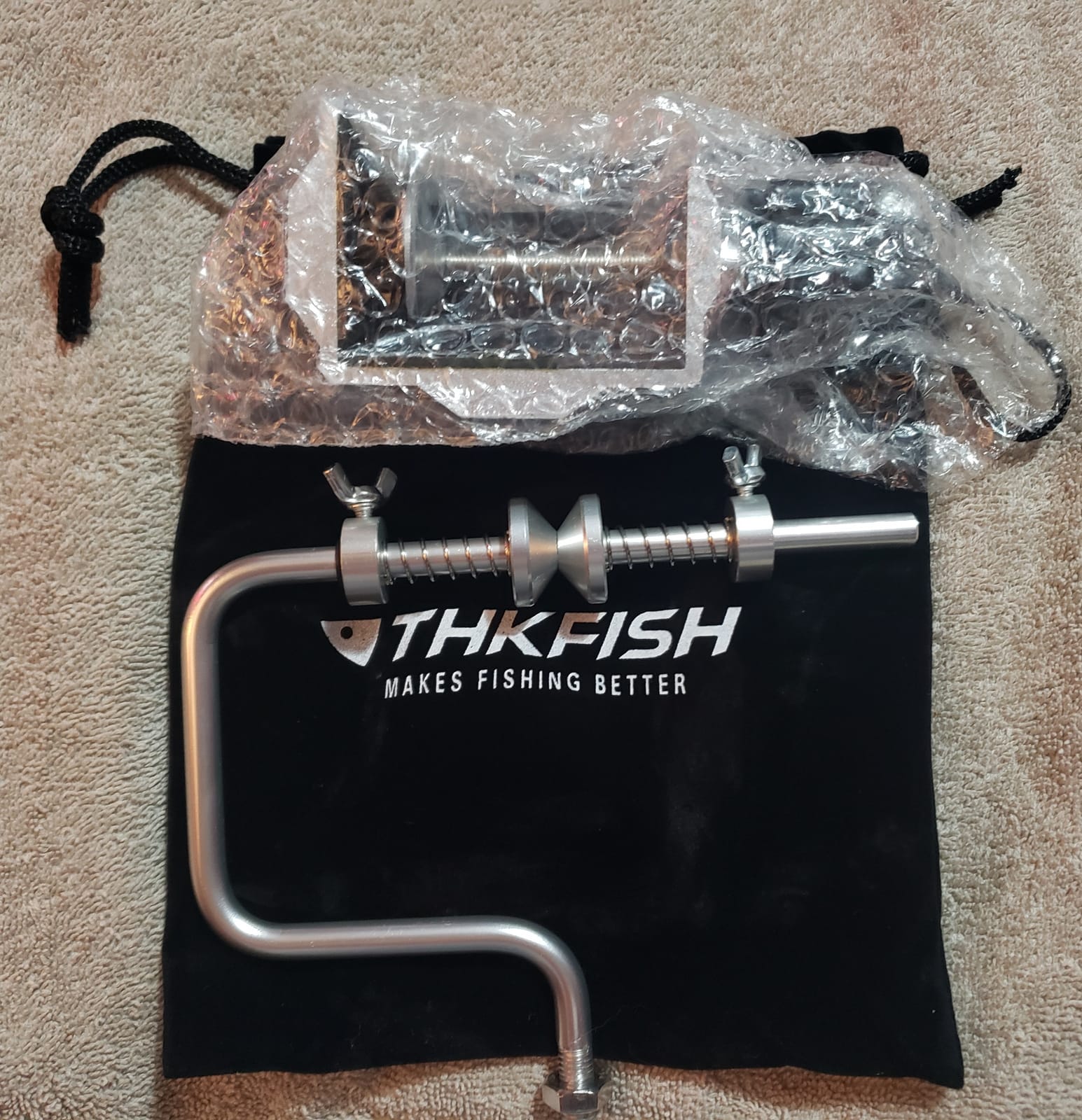 THKFISH Fishing Line Spooler Fishing Line Winder Spooler Fishing Accessories Adjustable Stable Portable Fishing Line Spooler/Fishing Line Remover customer photo 2