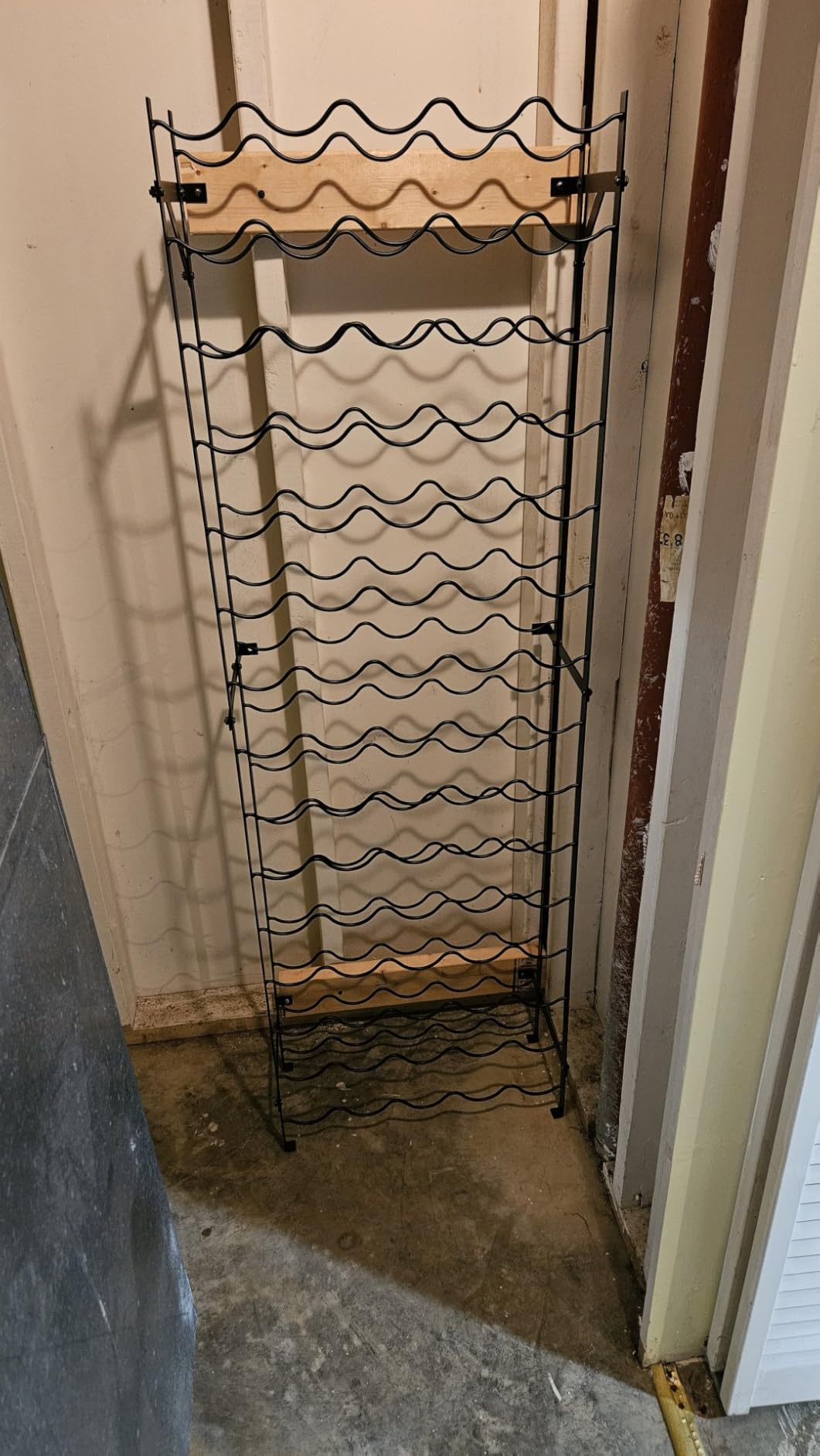 Sorbus Wine Rack Freestanding Floor - Wine Bottle Holder Holds 150 Bottles of Wine - 150 Bottle Capacity Wine Storage for Any Bar, Wine Cellar, Kitchen, Dining Room customer photo 2